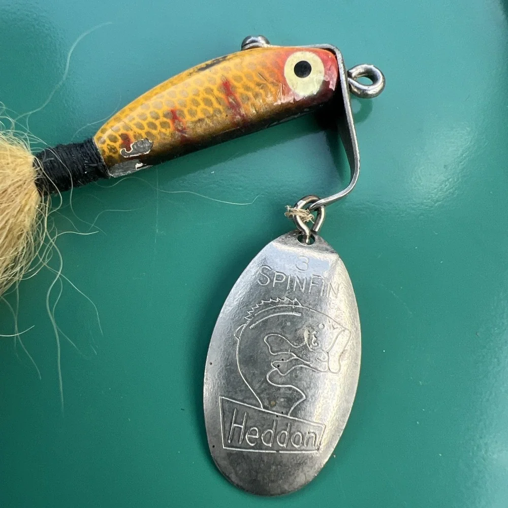 Vintage Heddon 3 Spinfin